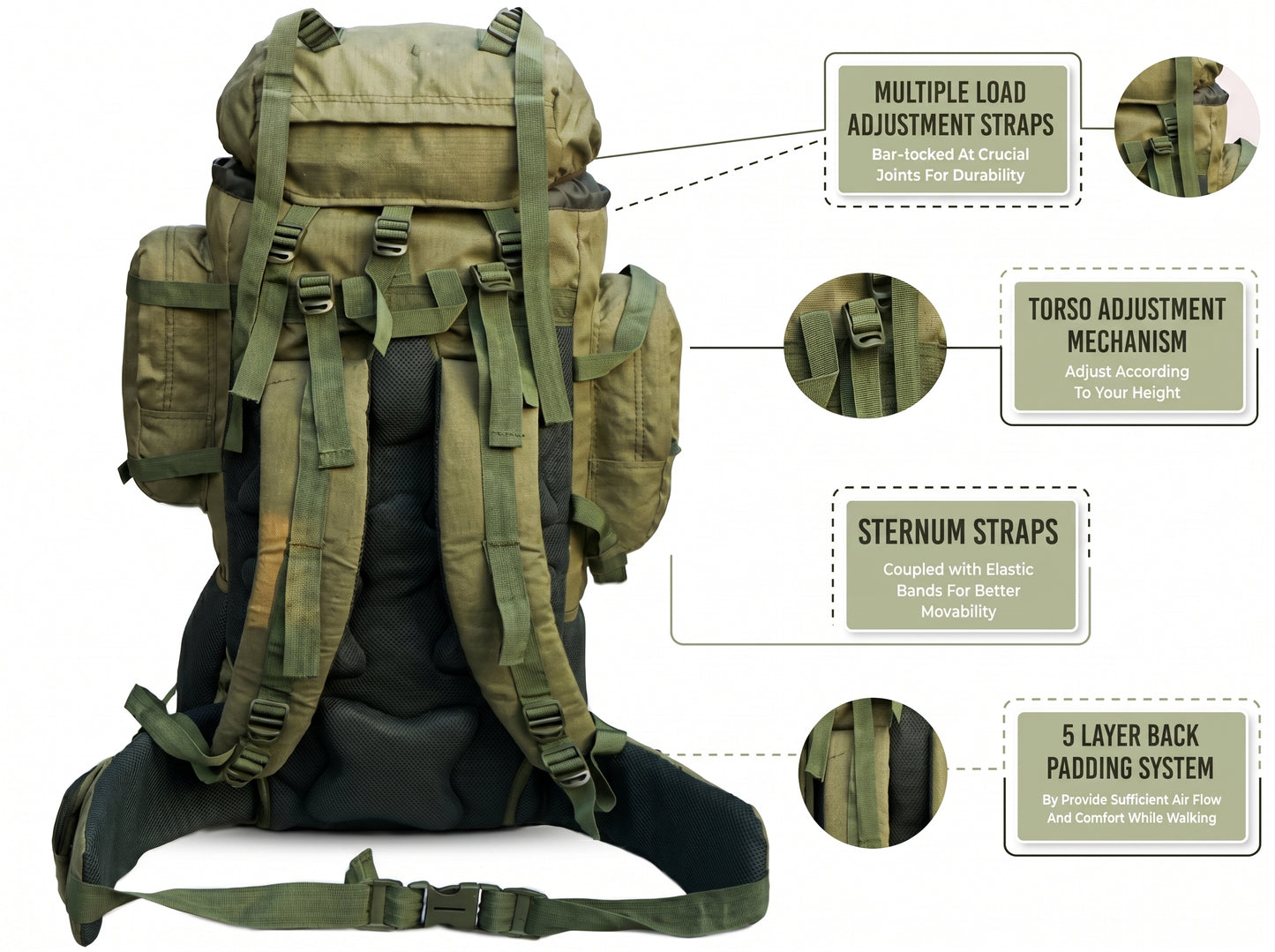 Northern Kings™ Army Rucksack Tactical Backpack