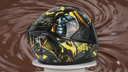 NorthernKings™ TitanShield Helmet ISI Certified Protection • Anti-UV Visor